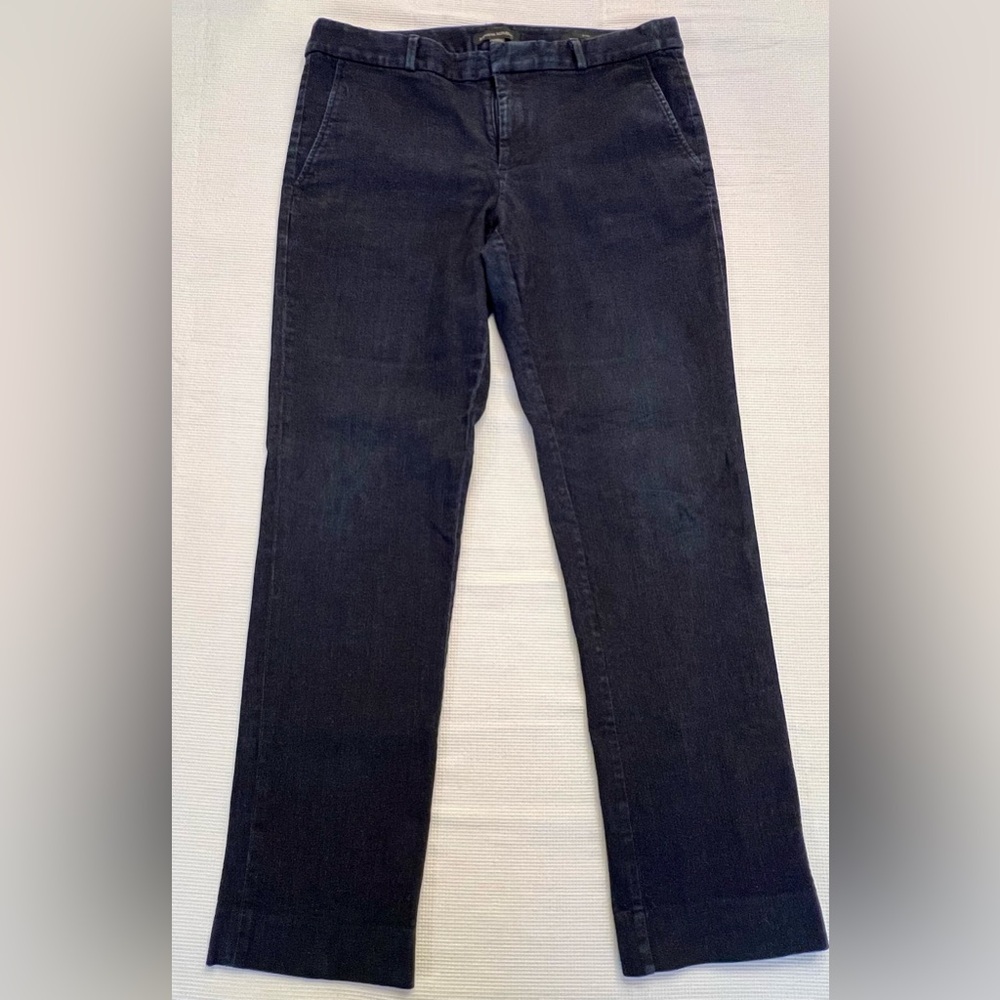 Banana Republic Women's Sz 10 Dark Blue Ryan Denim Straight-Leg Jeans - Picture 3 of 9